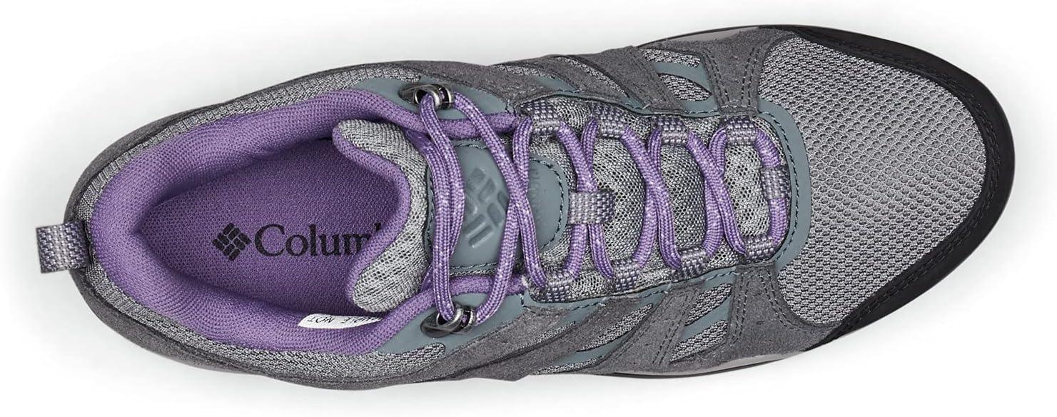 imageColumbia Womens Redmond V2 Waterproof Hiking ShoeTi Grey SteelPlum Purple