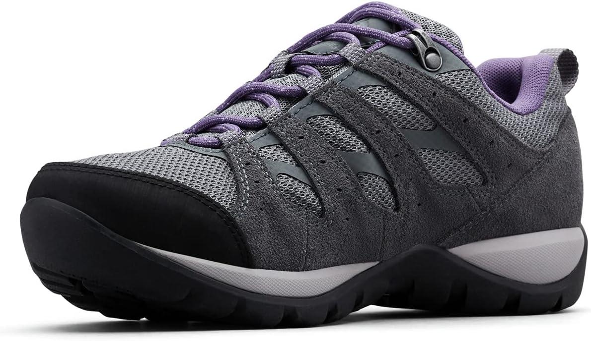 imageColumbia Womens Redmond V2 Waterproof Hiking ShoeTi Grey SteelPlum Purple