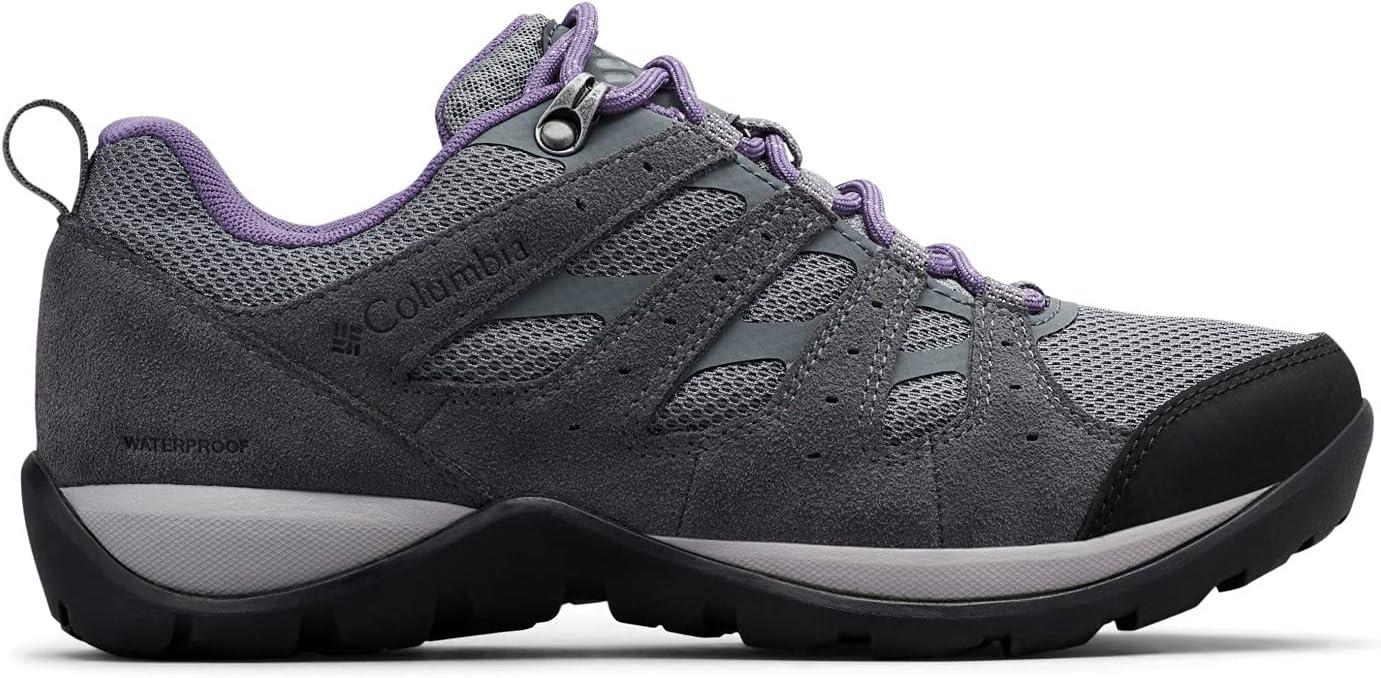 imageColumbia Womens Redmond V2 Waterproof Hiking ShoeTi Grey SteelPlum Purple