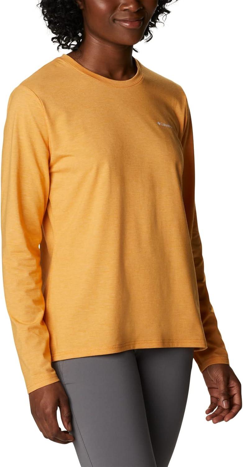 imageColumbia Womens Sun Trek Ls TeeMango Heather