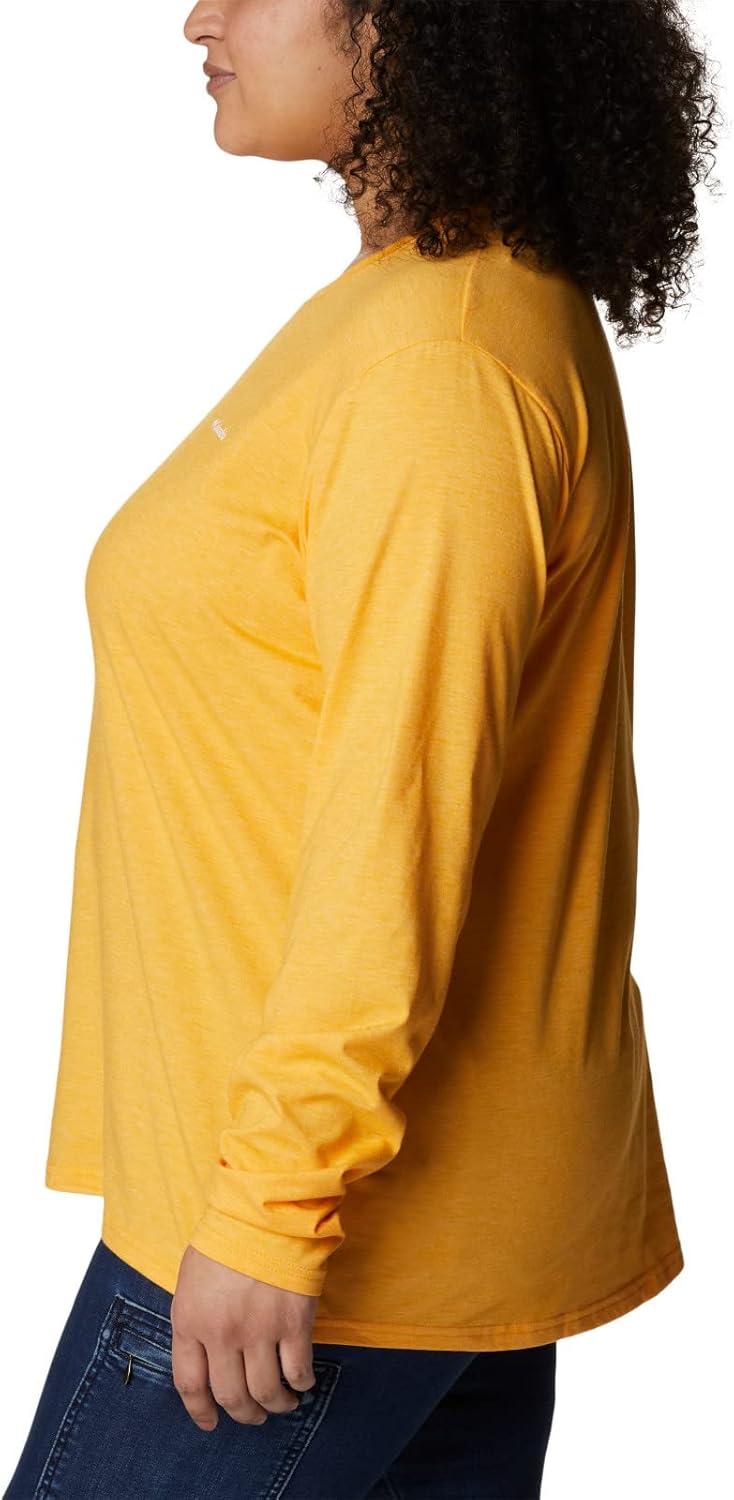 imageColumbia Womens Sun Trek Ls TeeMango Heather