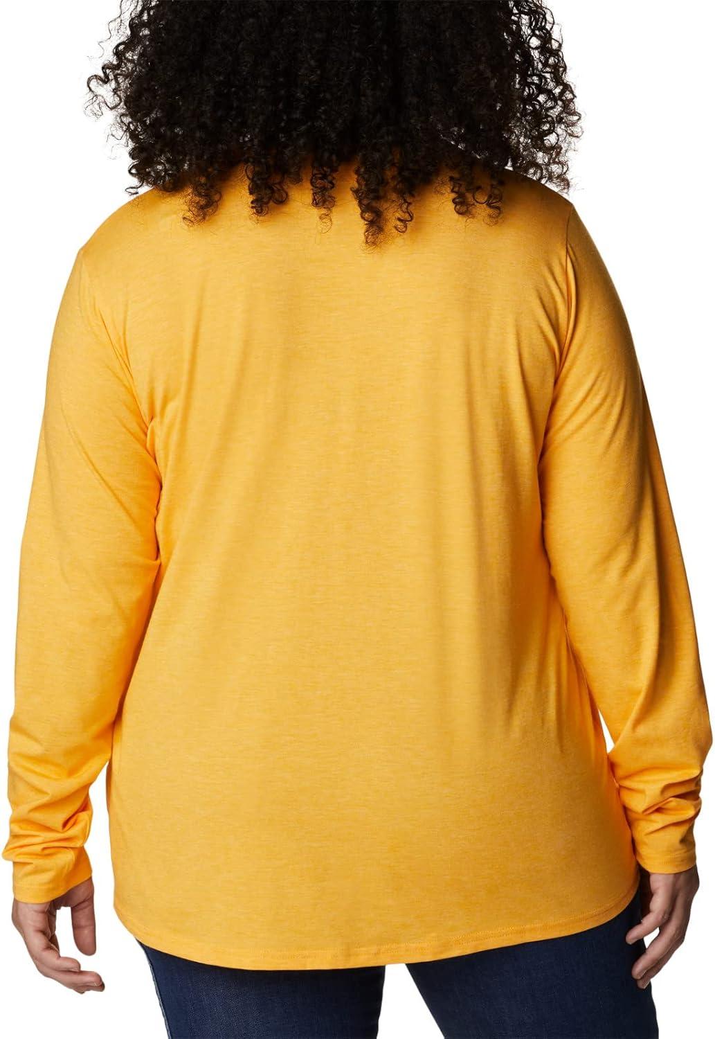 imageColumbia Womens Sun Trek Ls TeeMango Heather