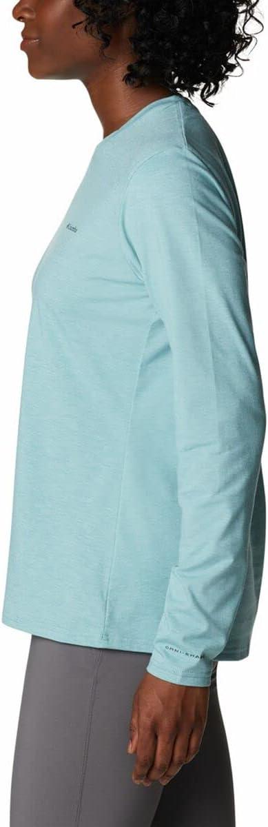 imageColumbia Womens Sun Trek Ls TeeSea Wave Heather