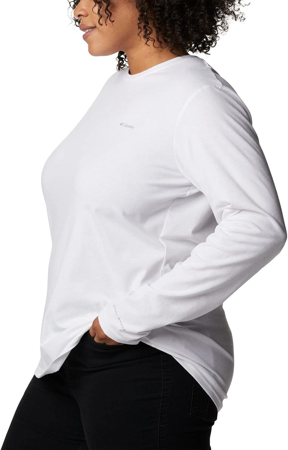imageColumbia Womens Sun Trek Ls TeeWhite