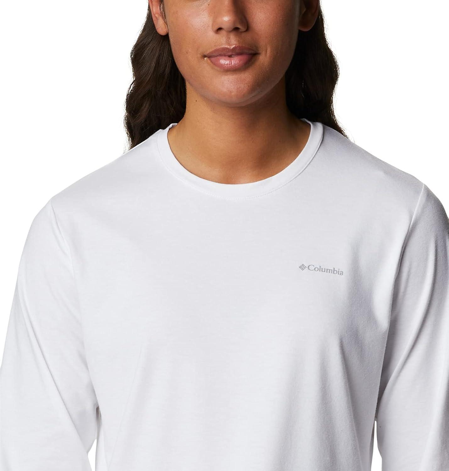 imageColumbia Womens Sun Trek Ls TeeWhite