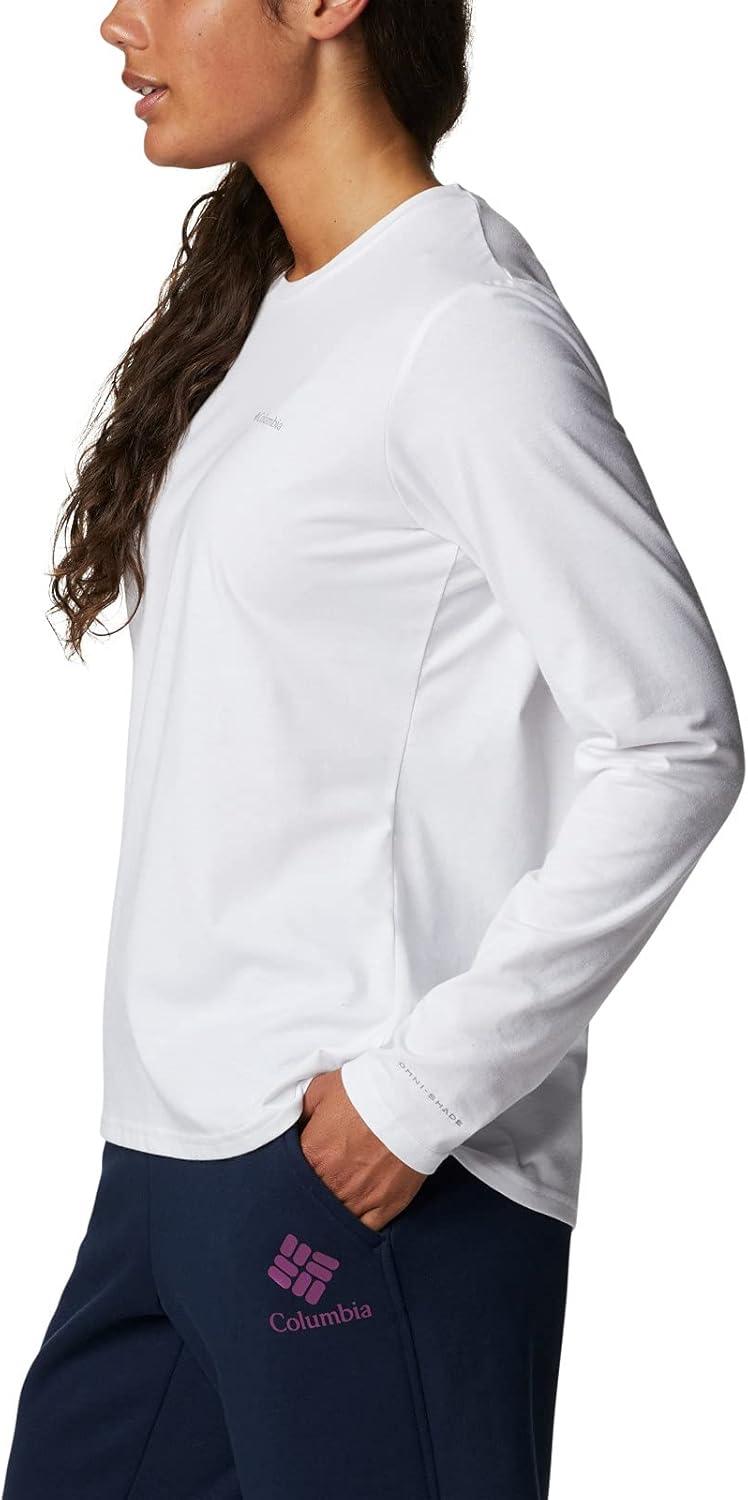 imageColumbia Womens Sun Trek Ls TeeWhite