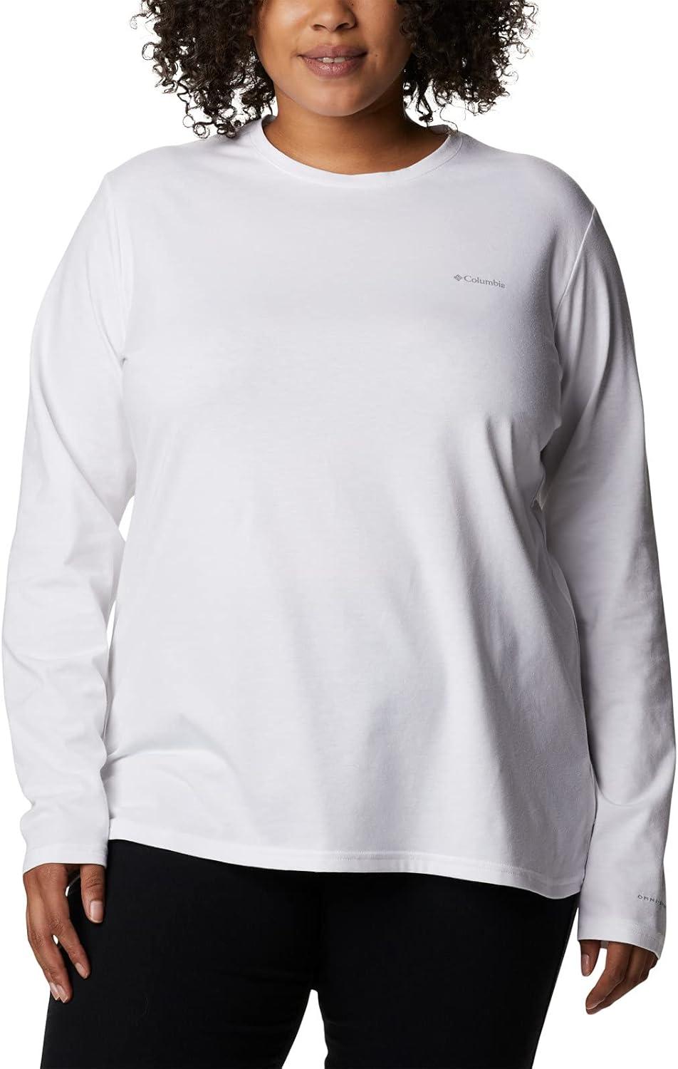 imageColumbia Womens Sun Trek Ls TeeWhite