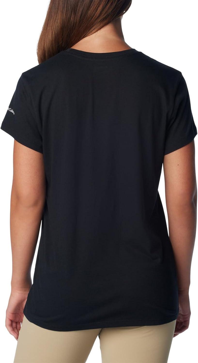 imageColumbia Womens Sun Trek Ss Graphic TeeBlackCsc Emblem