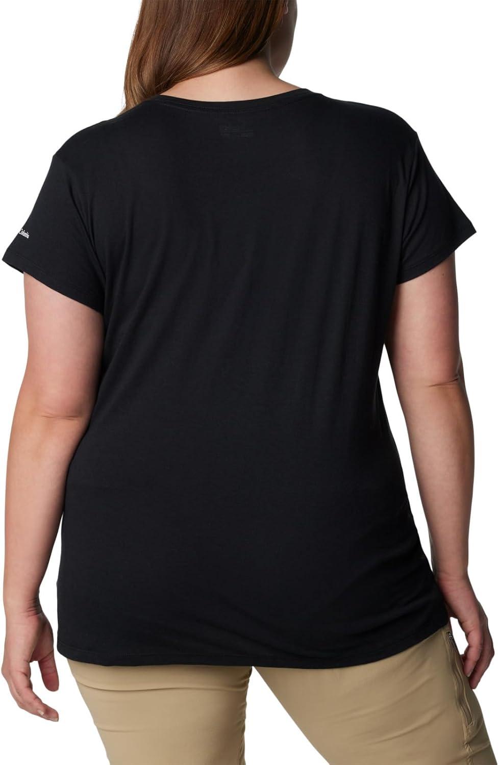imageColumbia Womens Sun Trek Ss Graphic TeeBlackCsc Emblem