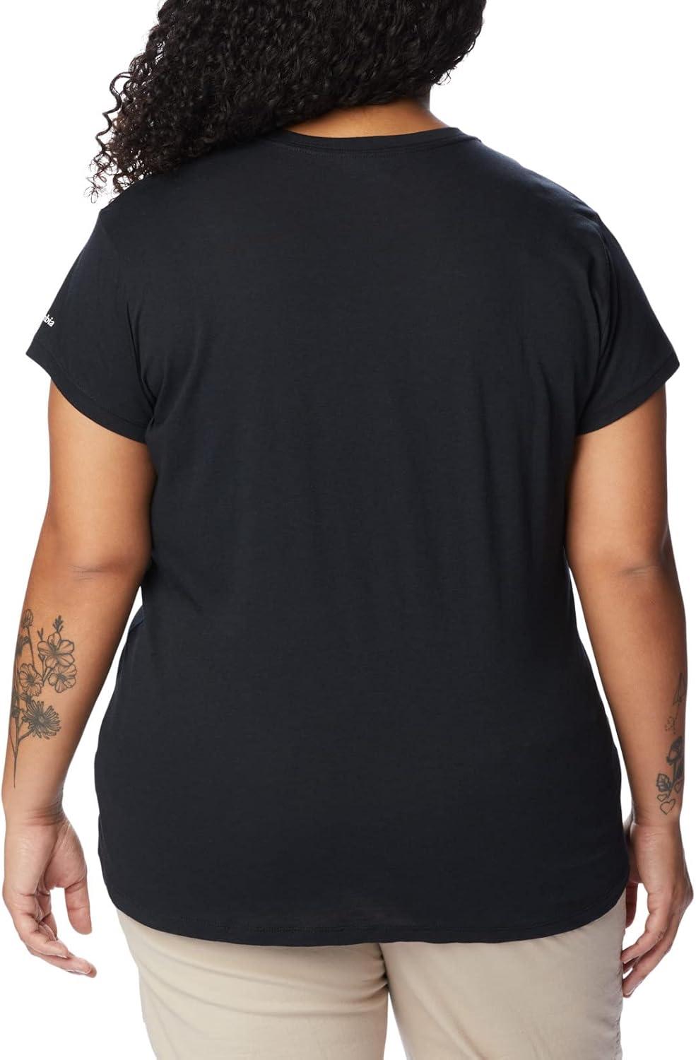 imageColumbia Womens Sun Trek Ss Graphic TeeBlackCsc Stacked Mini Graphic