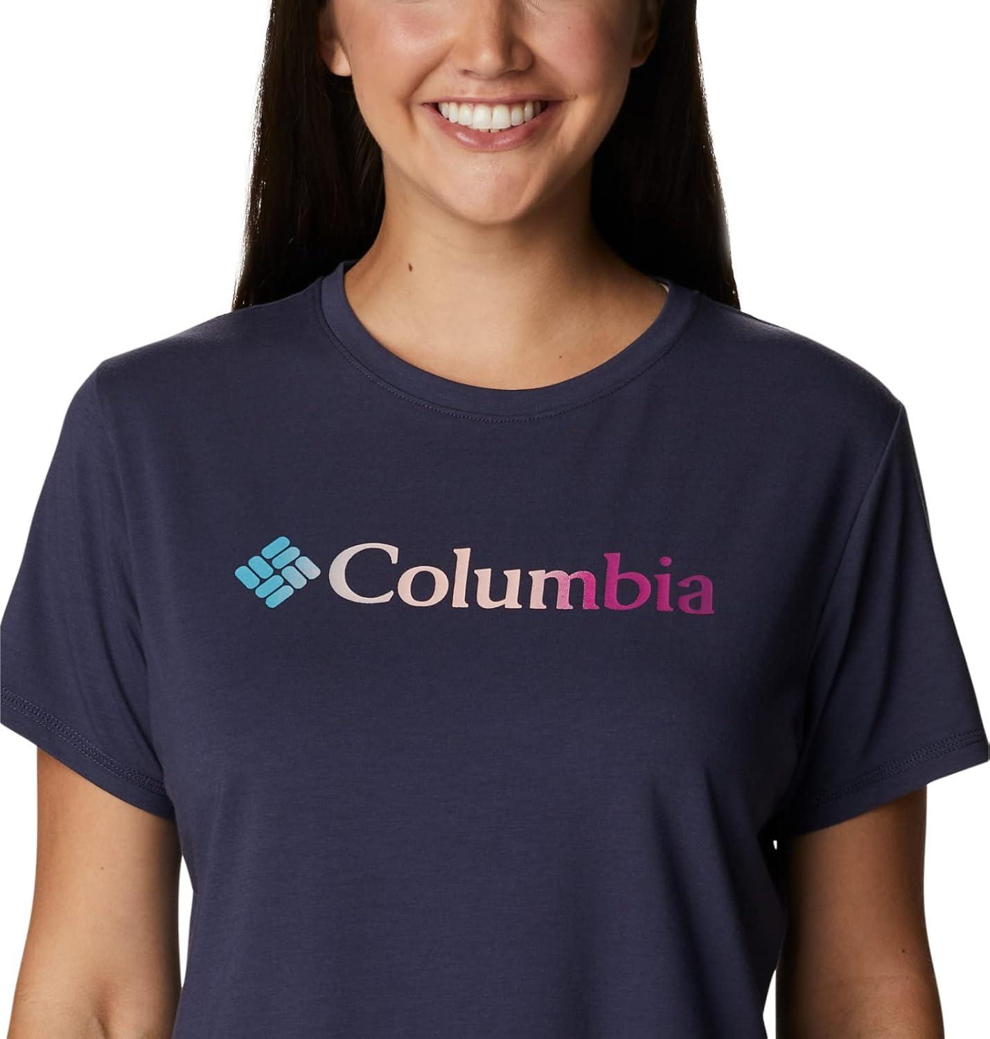 imageColumbia Womens Sun Trek Ss Graphic TeeNocturnalBranded Gradient