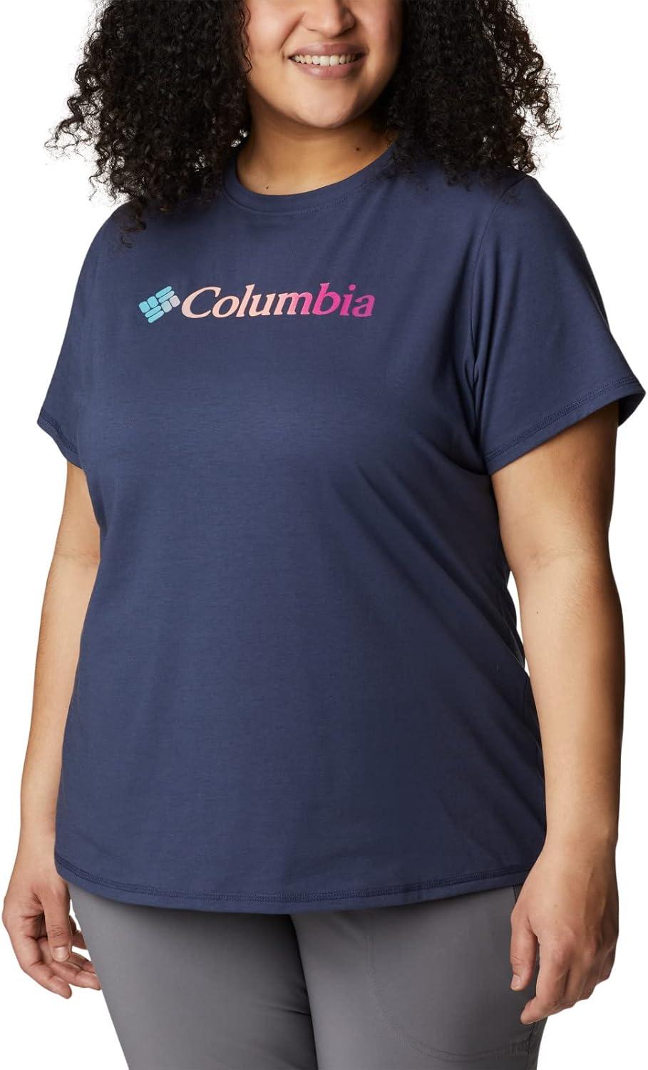 imageColumbia Womens Sun Trek Ss Graphic TeeNocturnalBranded Gradient
