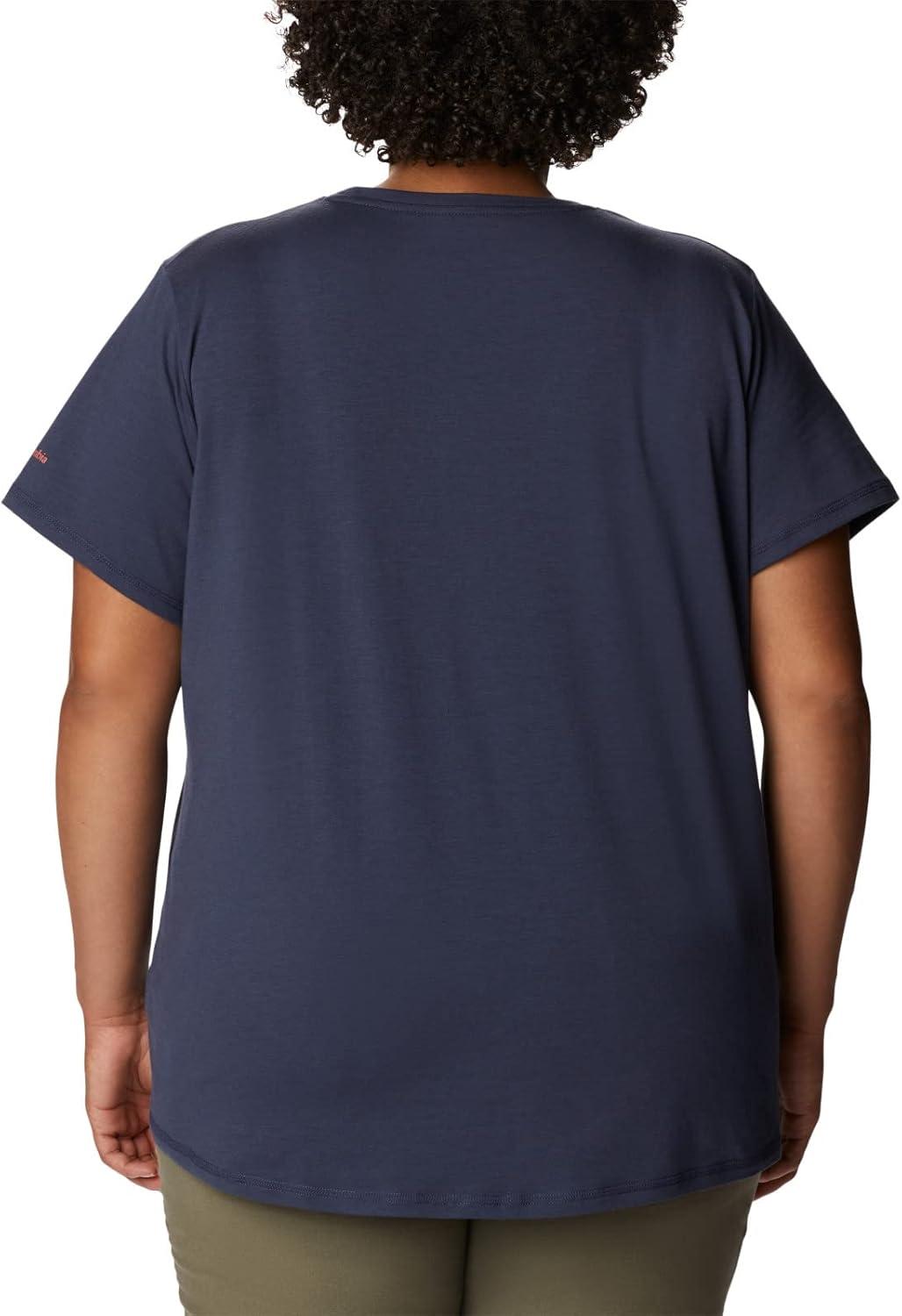 imageColumbia Womens Sun Trek Ss Graphic TeeNocturnalCsc Gradient