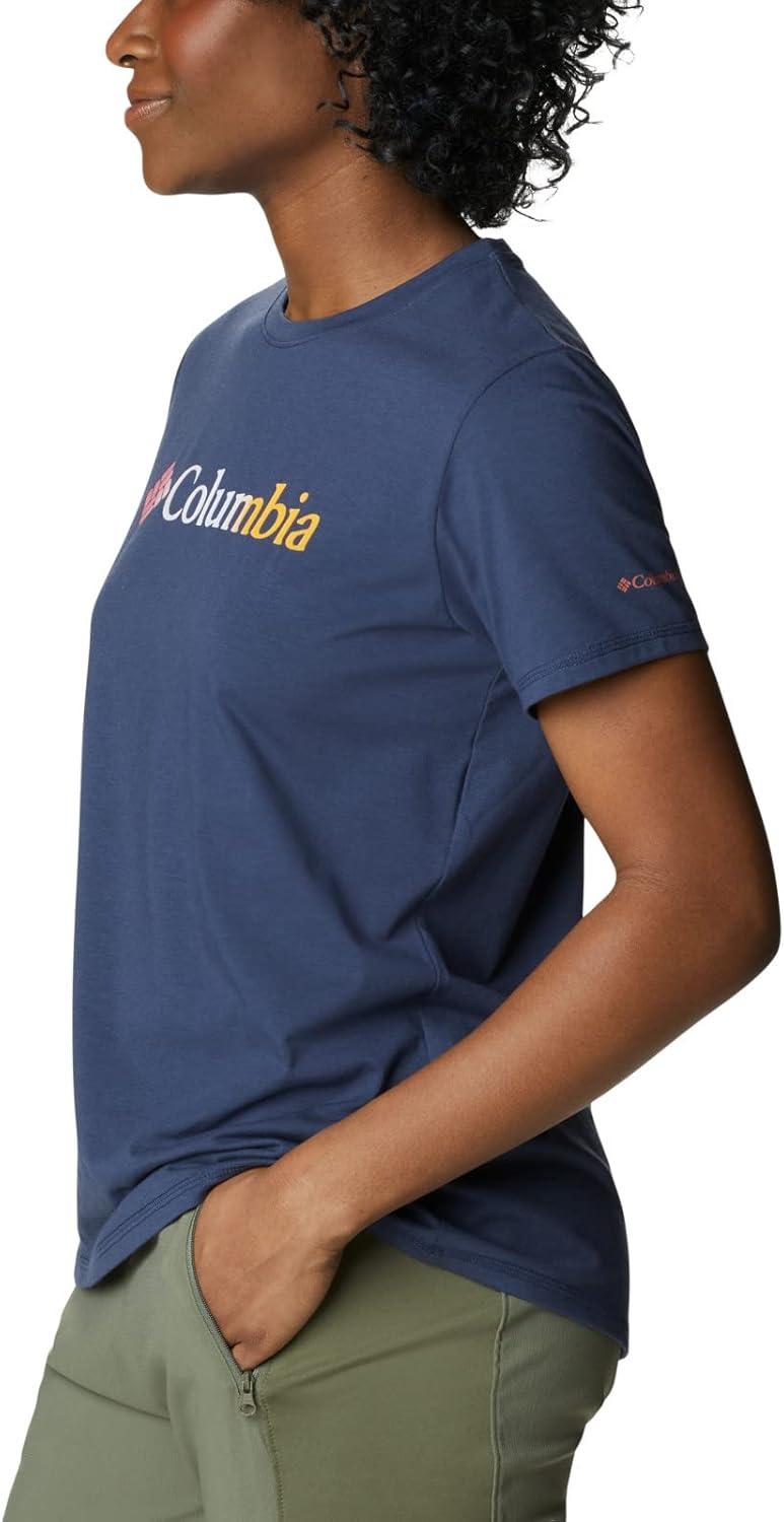 imageColumbia Womens Sun Trek Ss Graphic TeeNocturnalCsc Gradient
