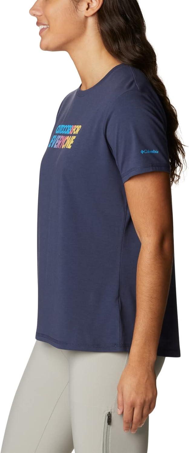 imageColumbia Womens Sun Trek Ss Graphic TeeNocturnalEveryone Outdoors Gradient