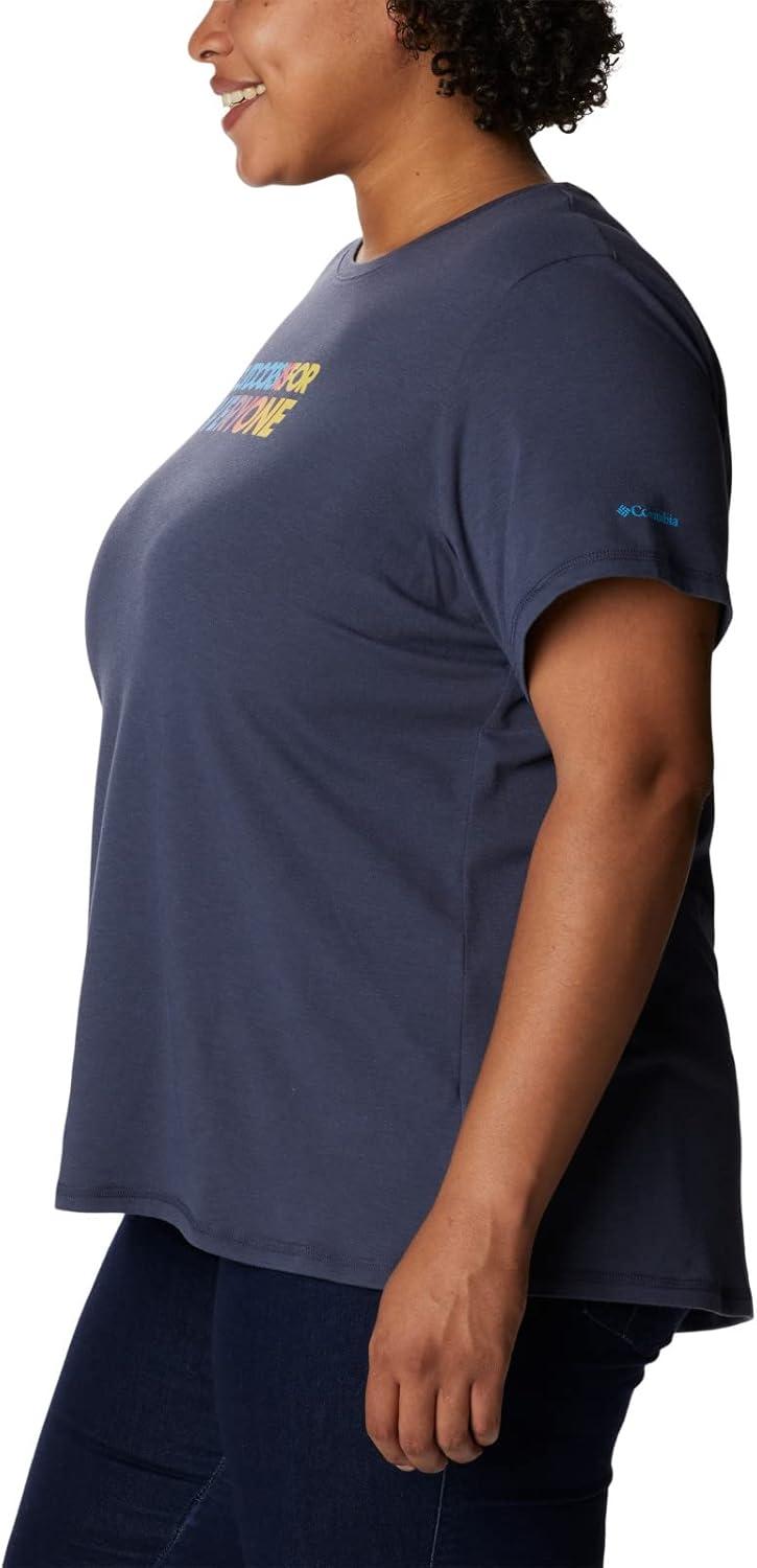 imageColumbia Womens Sun Trek Ss Graphic TeeNocturnalEveryone Outdoors Gradient