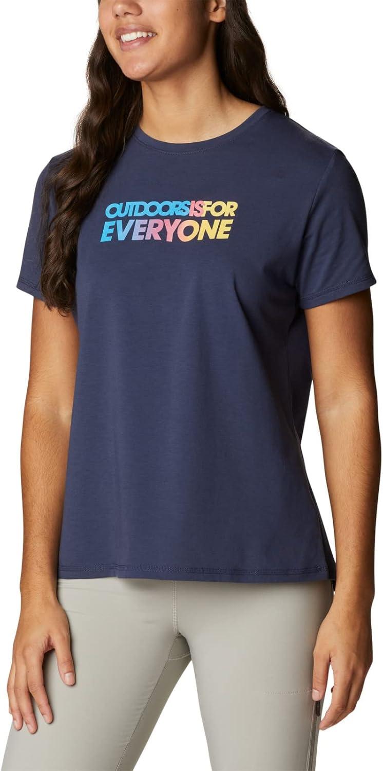 imageColumbia Womens Sun Trek Ss Graphic TeeNocturnalEveryone Outdoors Gradient