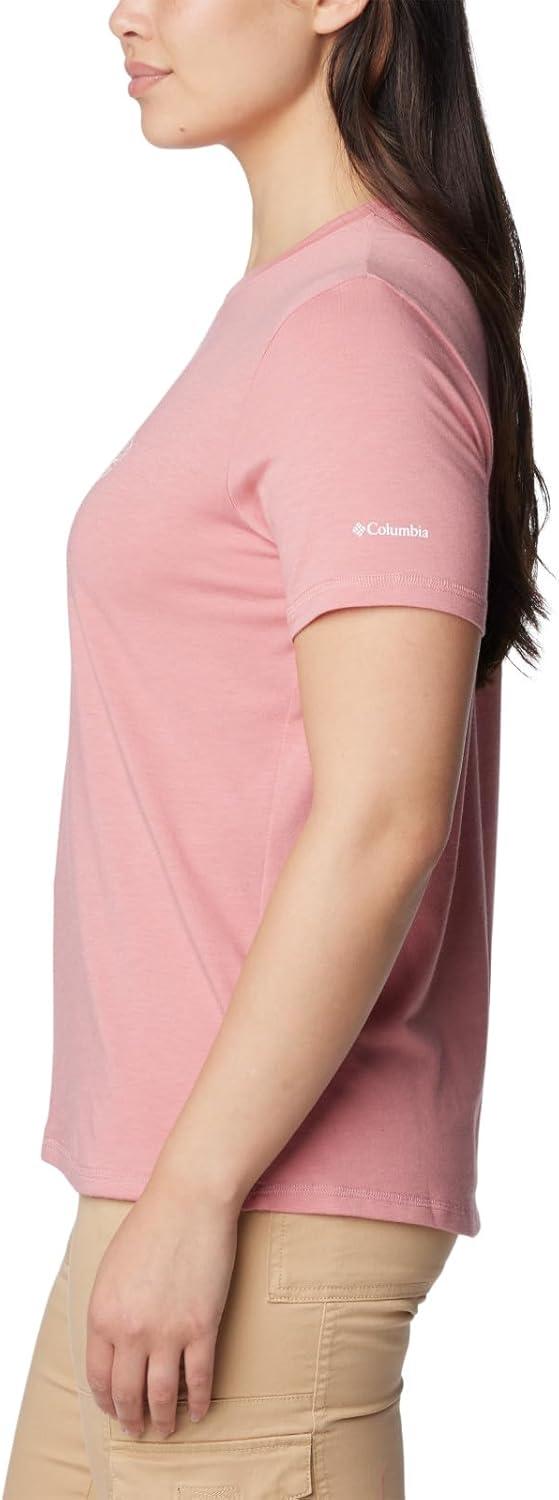 imageColumbia Womens Sun Trek Ss Graphic TeePink AgaveOutlined Kayaks