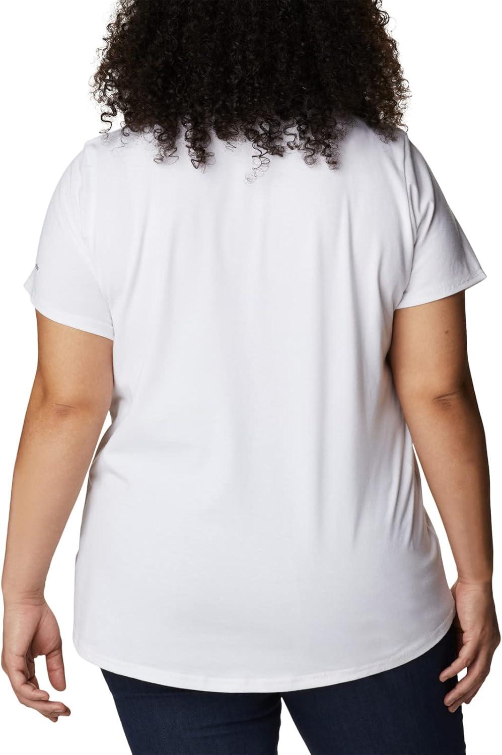 imageColumbia Womens Sun Trek Ss Graphic TeeWhiteAll for Outdoor Pride