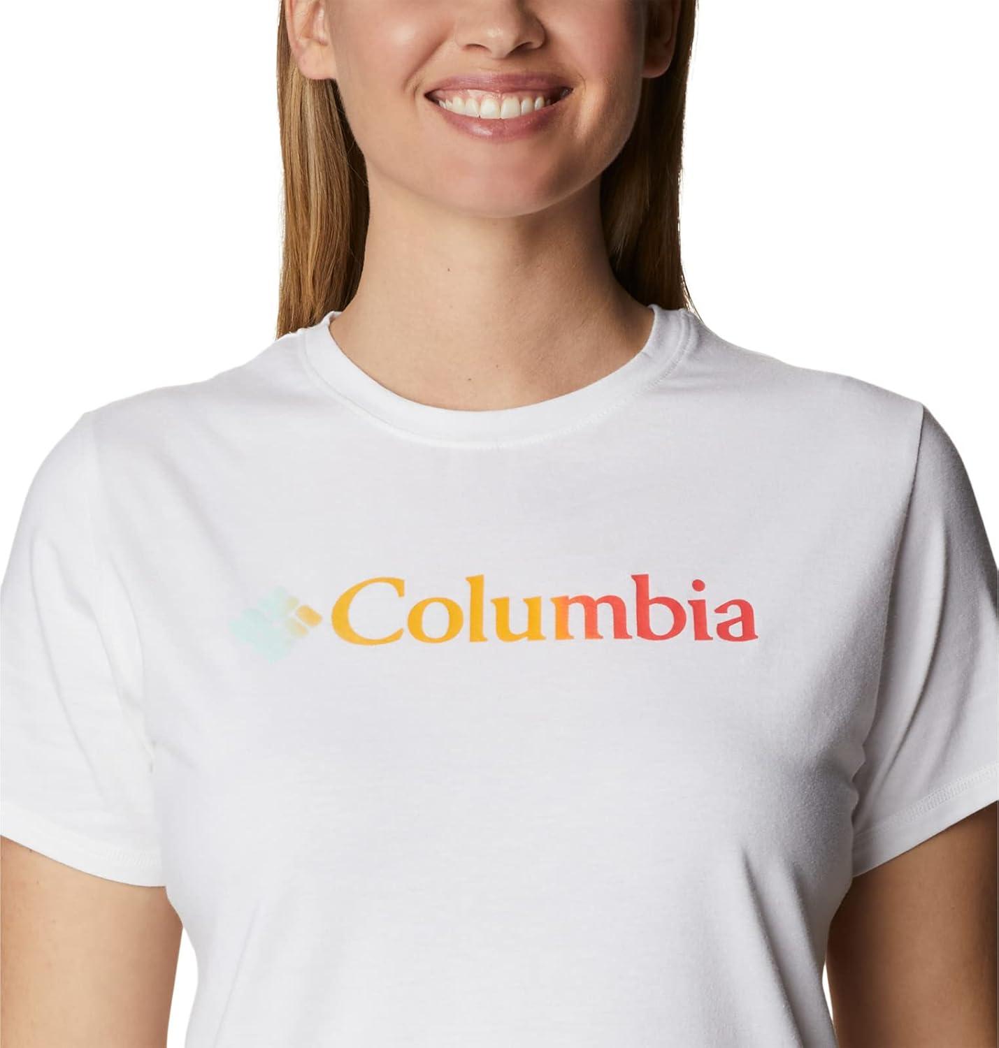 imageColumbia Womens Sun Trek Ss Graphic TeeWhiteBranded Gradient