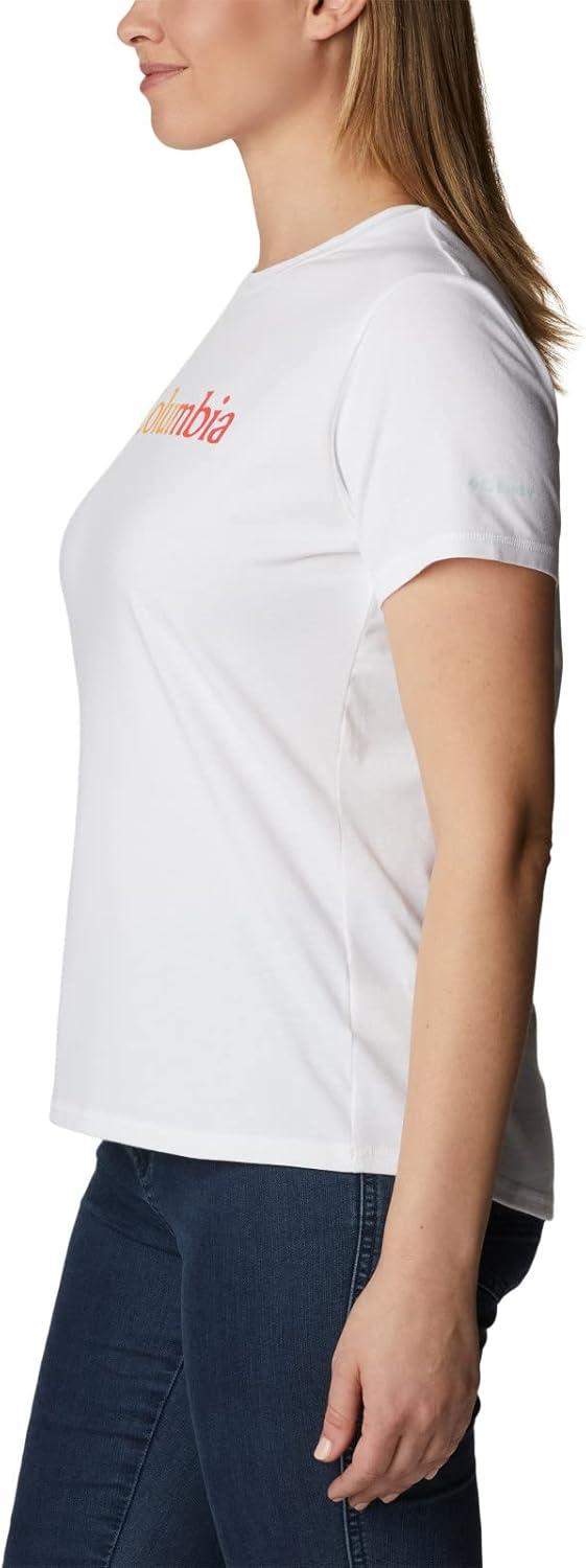 imageColumbia Womens Sun Trek Ss Graphic TeeWhiteBranded Gradient