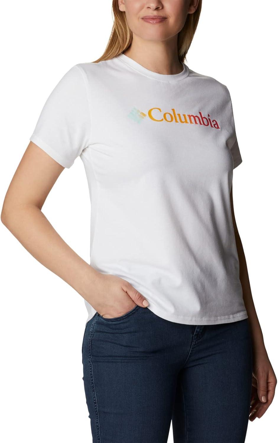 imageColumbia Womens Sun Trek Ss Graphic TeeWhiteBranded Gradient