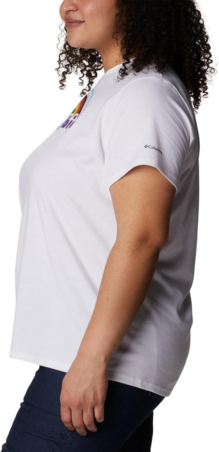 imageColumbia Womens Sun Trek Ss Graphic TeeWhiteColumbia Pride