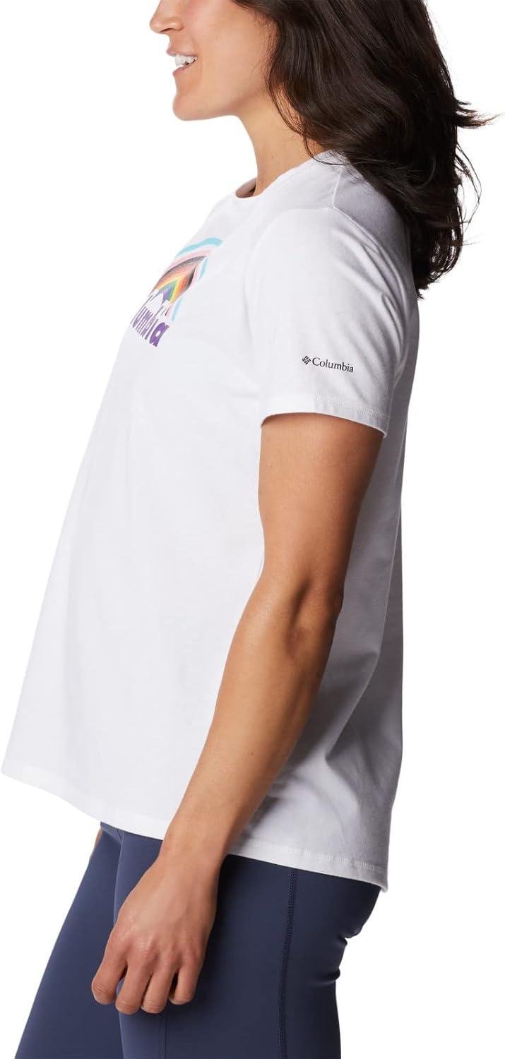 imageColumbia Womens Sun Trek Ss Graphic TeeWhiteColumbia Pride