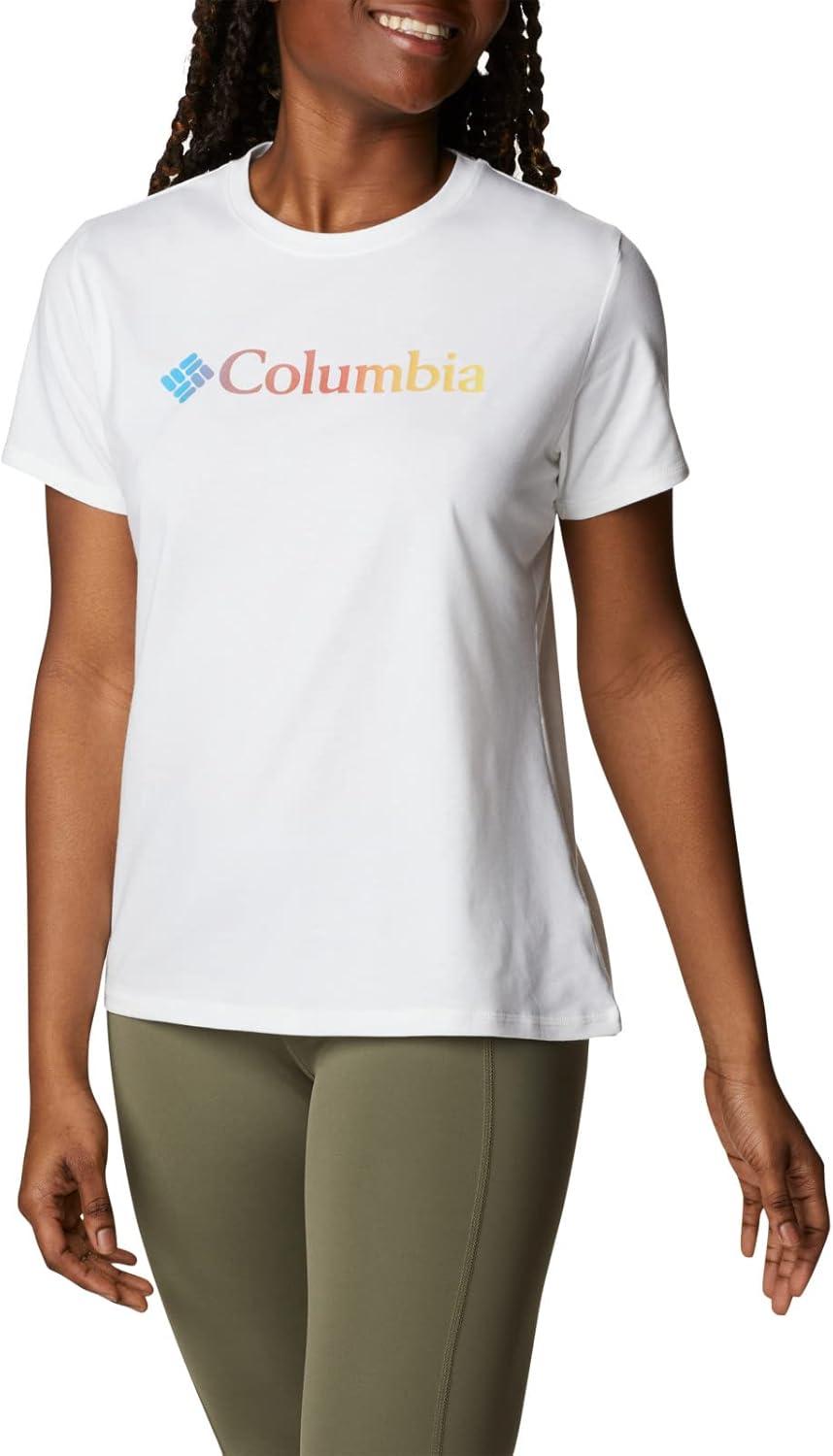 imageColumbia Womens Sun Trek Ss Graphic TeeWhiteCsc Gradient