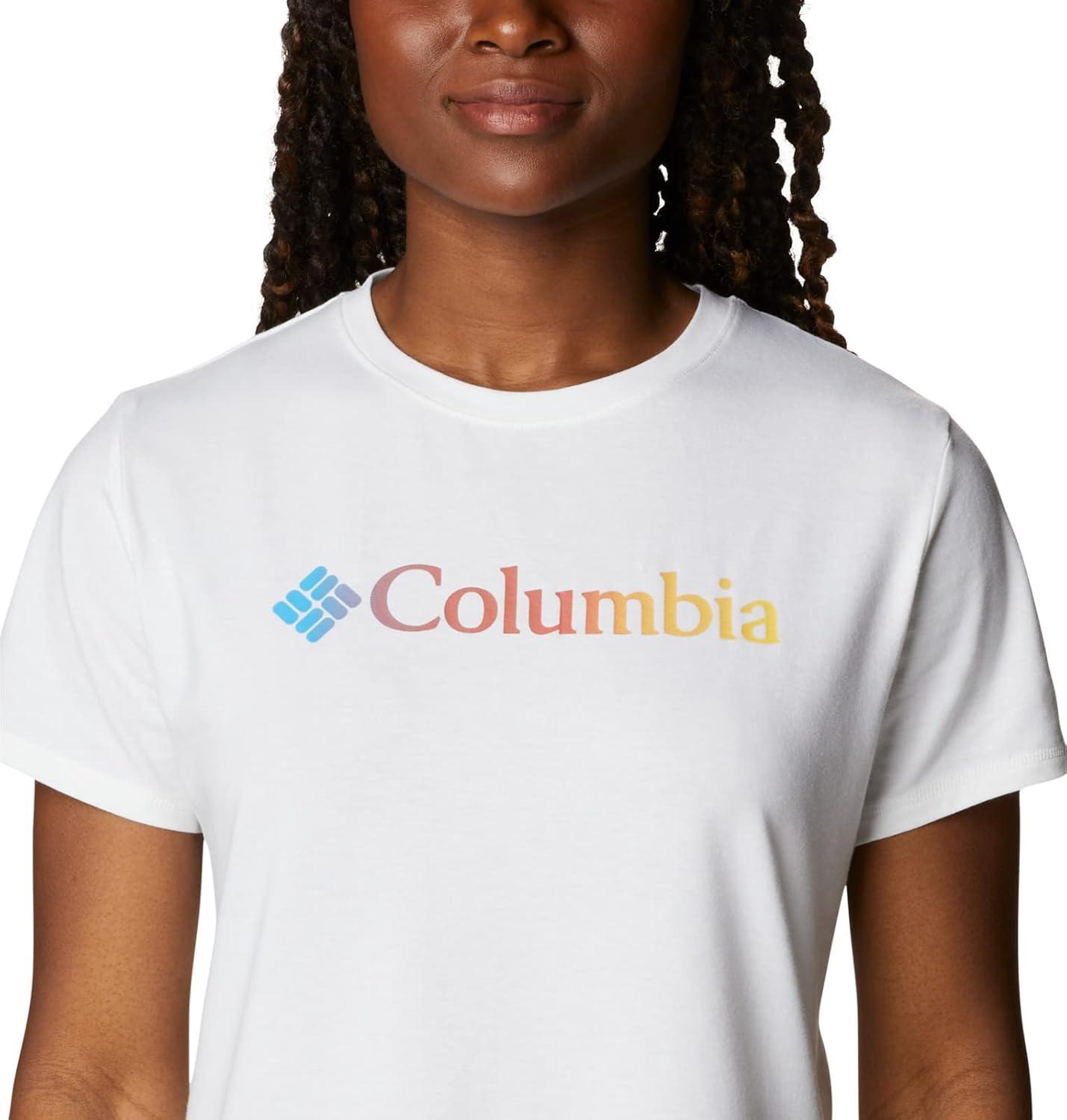 imageColumbia Womens Sun Trek Ss Graphic TeeWhiteCsc Gradient