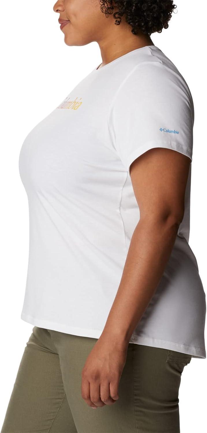 imageColumbia Womens Sun Trek Ss Graphic TeeWhiteCsc Gradient