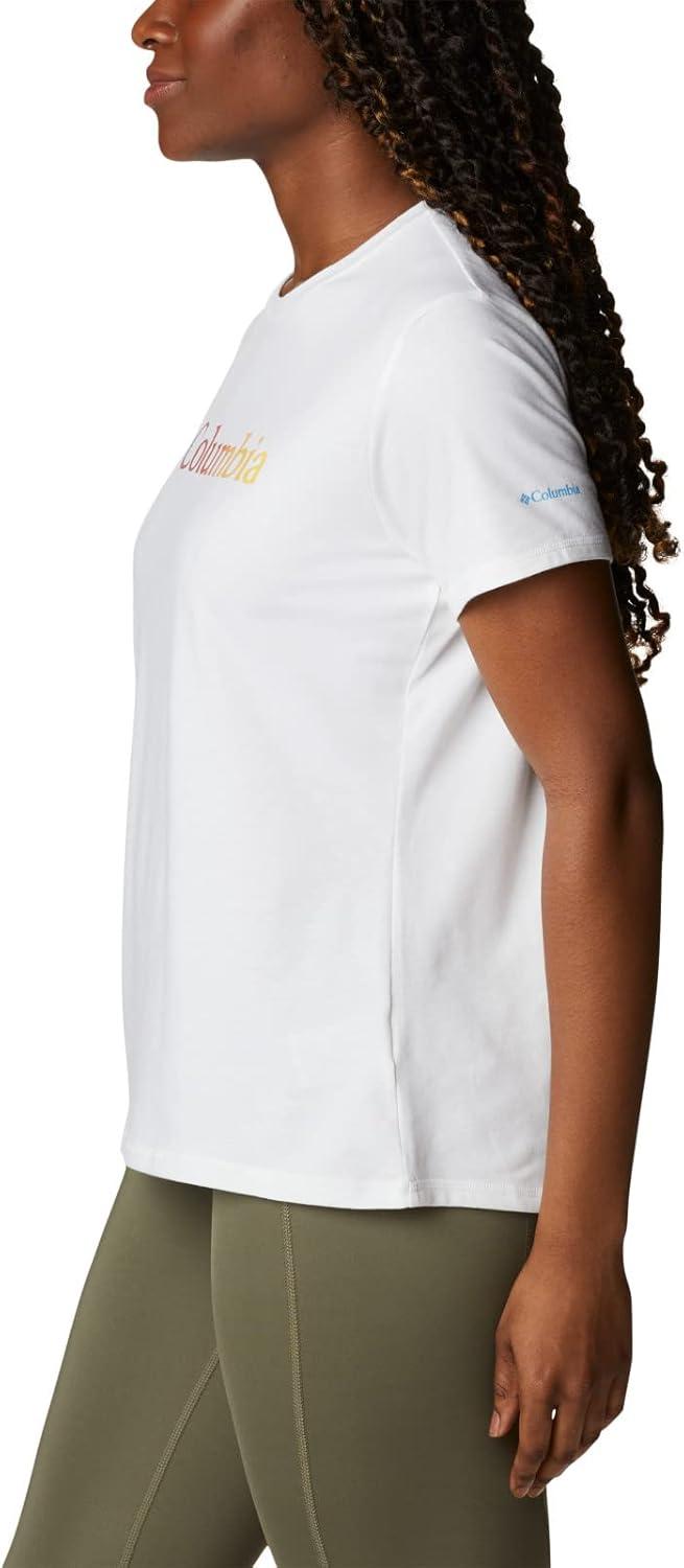 imageColumbia Womens Sun Trek Ss Graphic TeeWhiteCsc Gradient