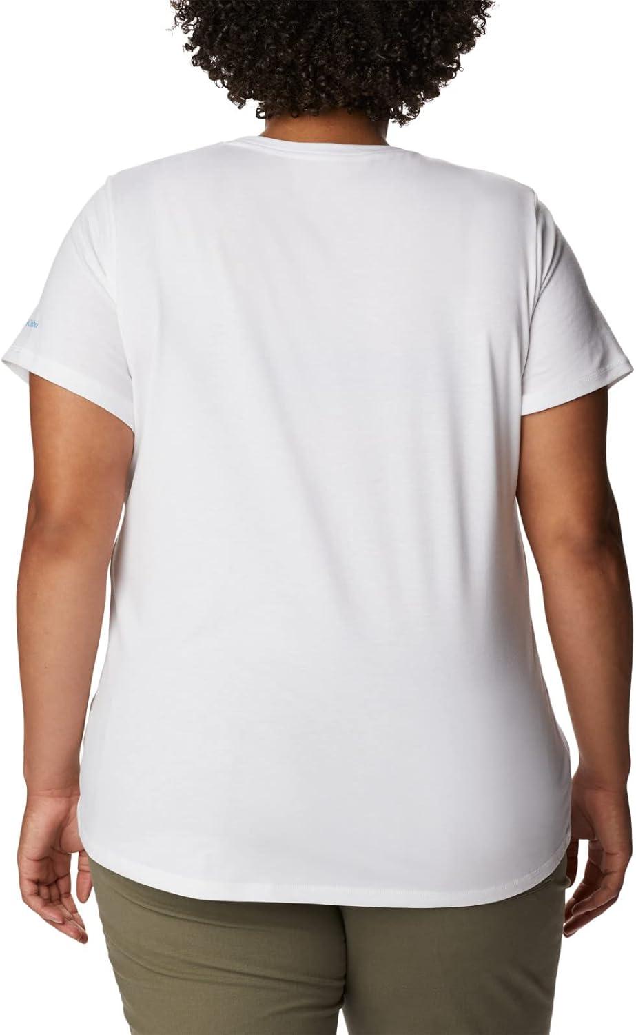 imageColumbia Womens Sun Trek Ss Graphic TeeWhiteCsc Gradient