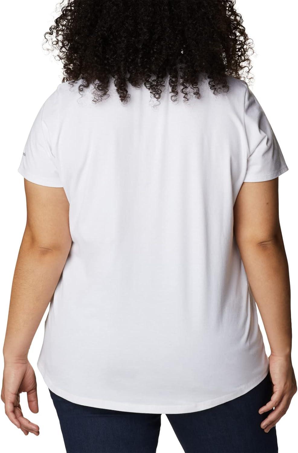 imageColumbia Womens Sun Trek Ss Graphic TeeWhiteCsc Stacked