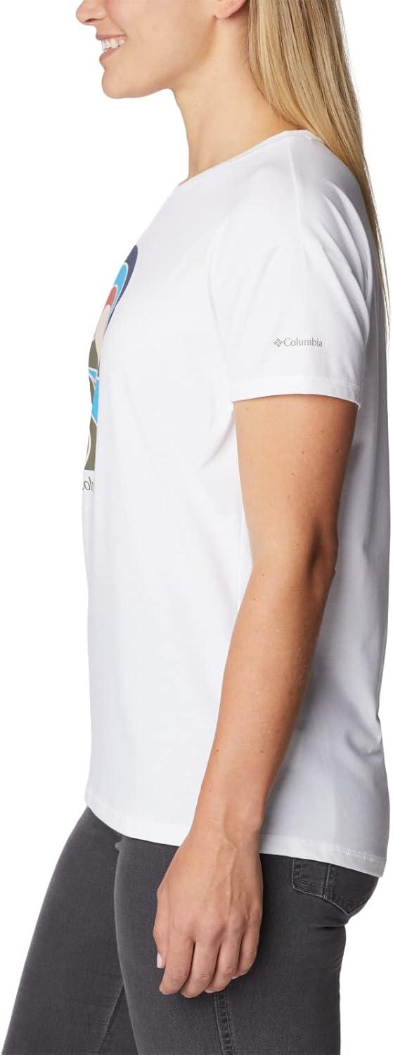 imageColumbia Womens Sun Trek Ss Graphic TeeWhiteSunrek Trails