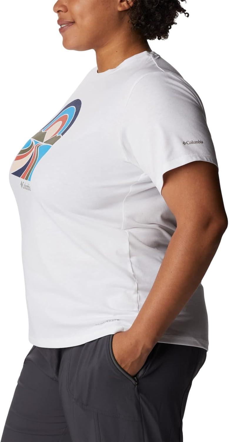imageColumbia Womens Sun Trek Ss Graphic TeeWhiteSunrek Trails
