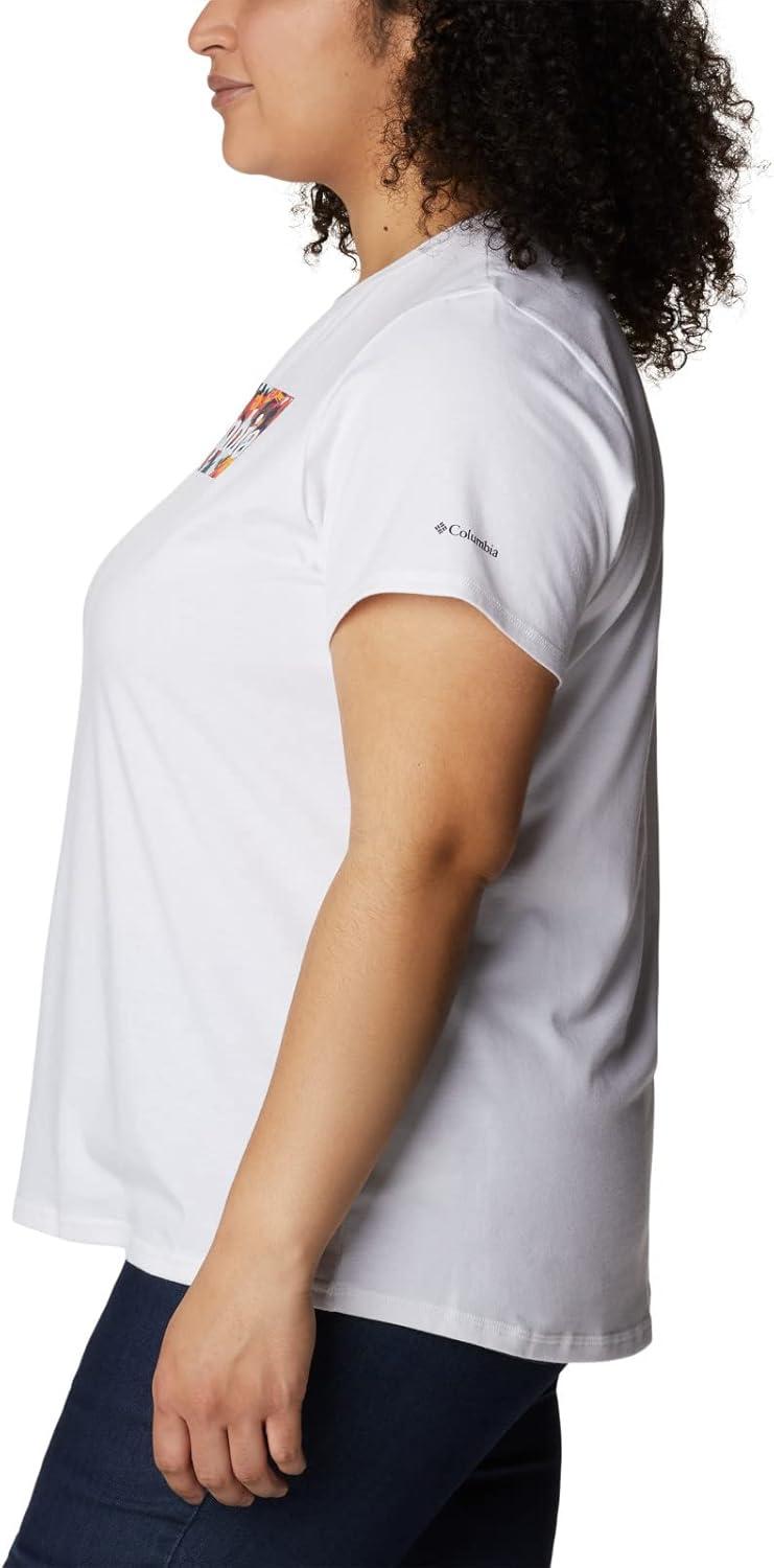 imageColumbia Womens Sun Trek Ss Graphic TeeWhiteTyphoon Bloom Frame