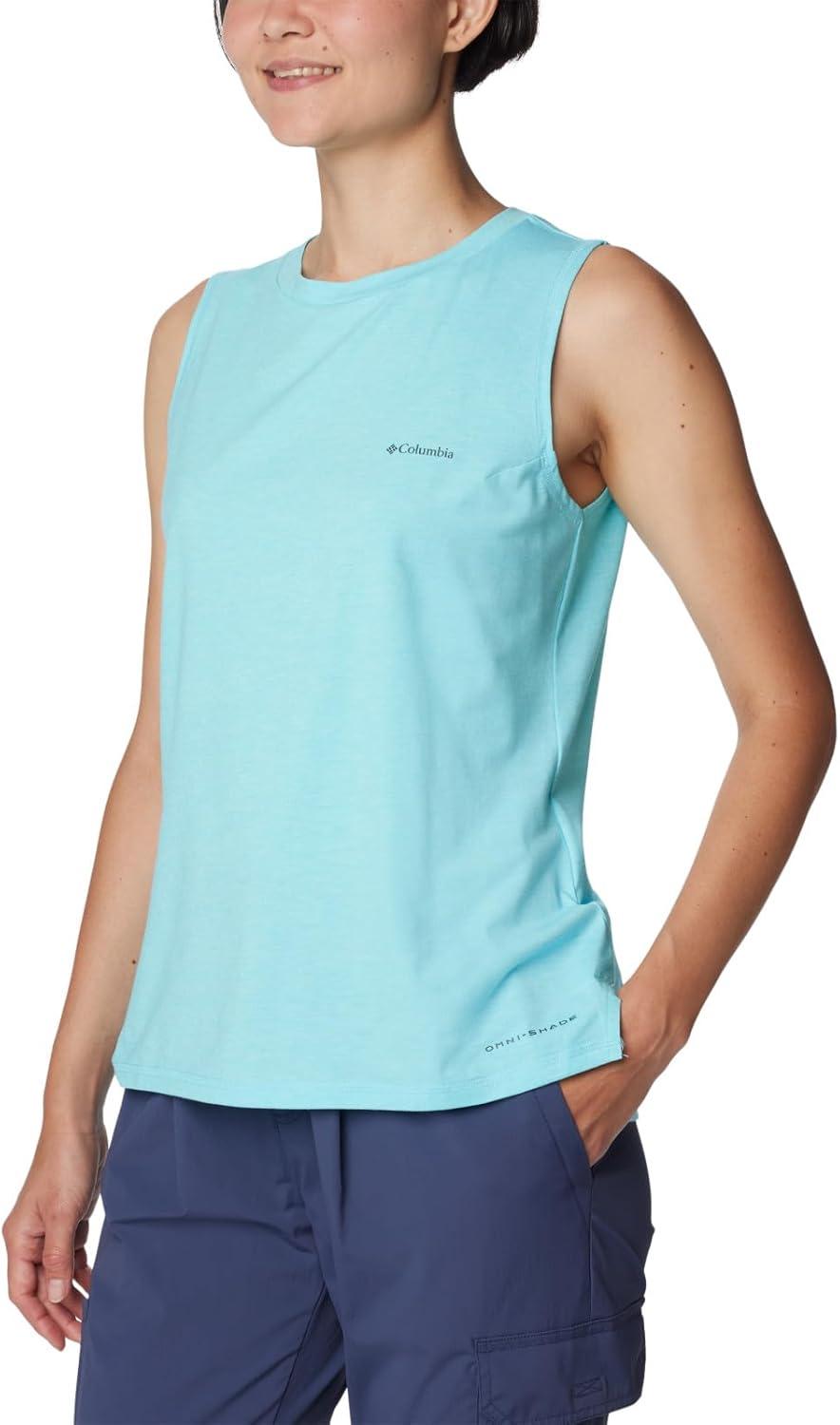imageColumbia Womens Sun Trek TankAquamarine Heather