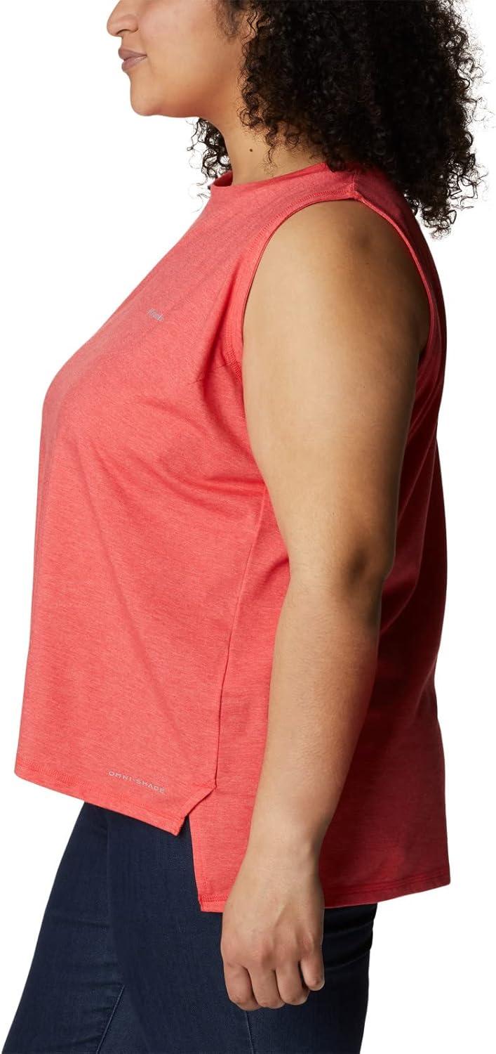 imageColumbia Womens Sun Trek TankRed Hibiscus Heather