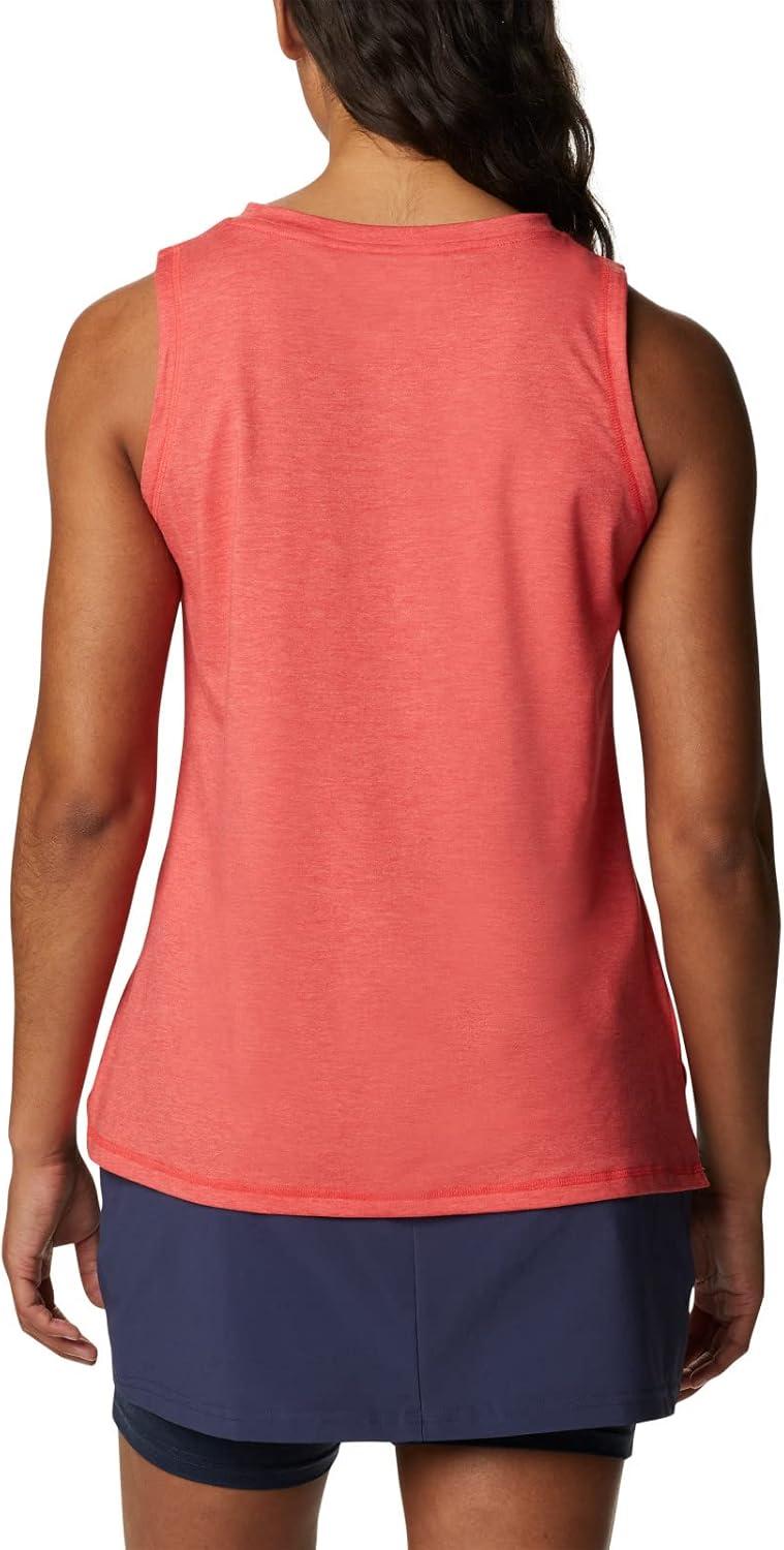 imageColumbia Womens Sun Trek TankRed Hibiscus Heather