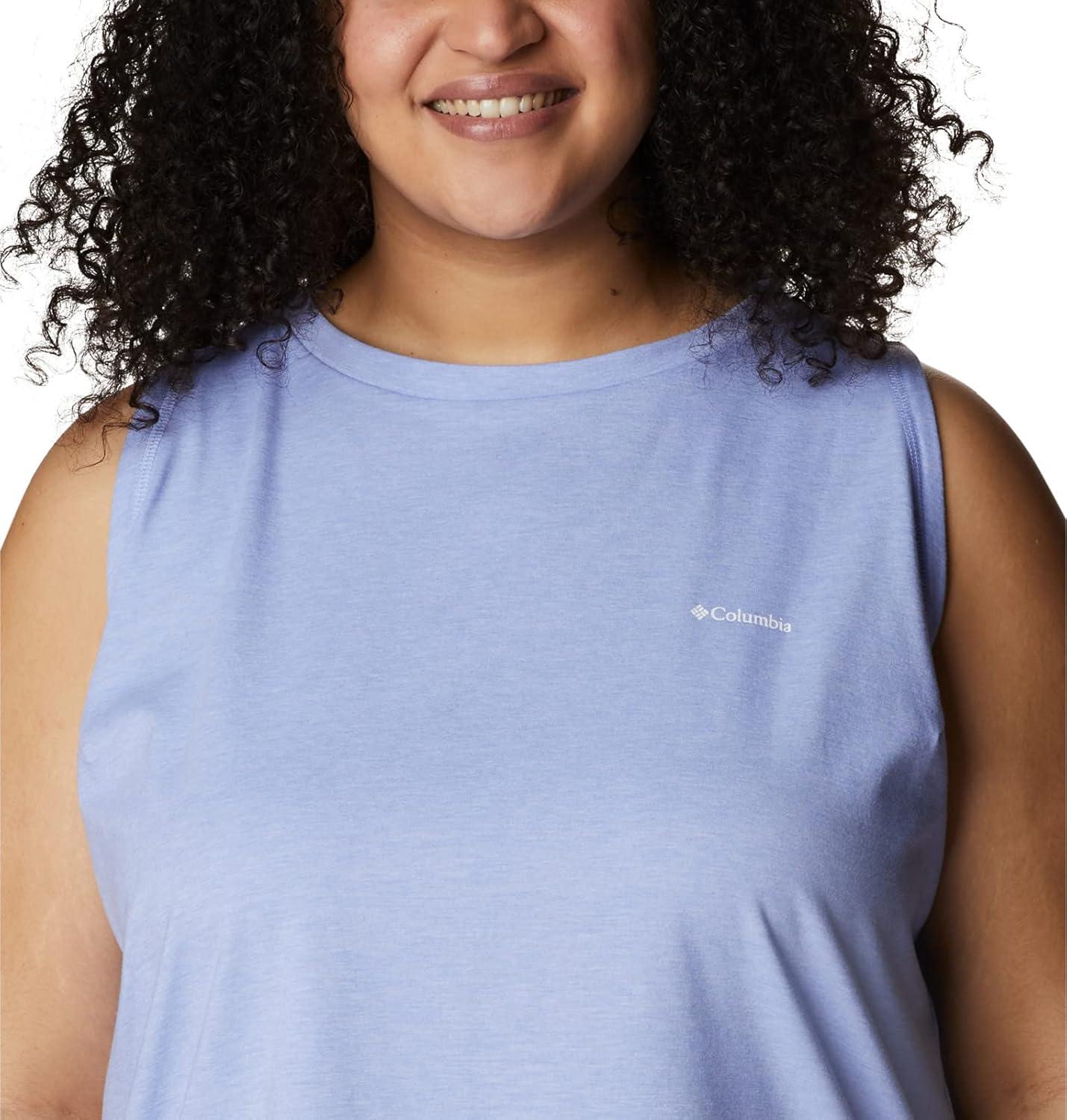 imageColumbia Womens Sun Trek TankSerenity Heather