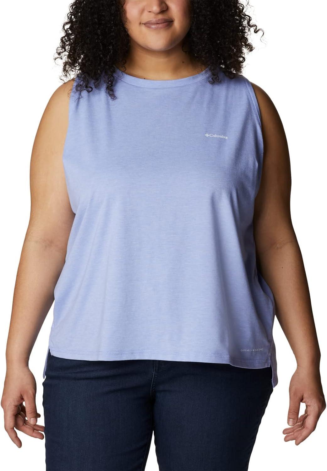 imageColumbia Womens Sun Trek TankSerenity Heather