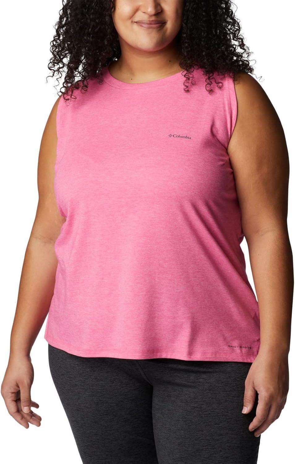 imageColumbia Womens Sun Trek TankWild Geranium Heather