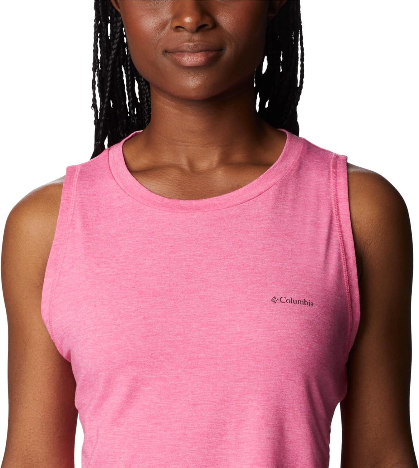 imageColumbia Womens Sun Trek TankWild Geranium Heather