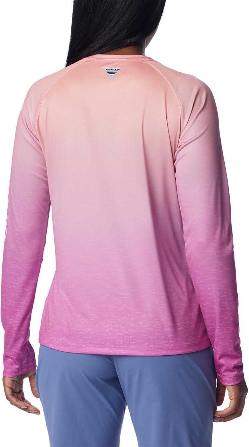 imageColumbia Womens Super Tidal Tee Long SleeveBright Lavender Gradient Scalefade