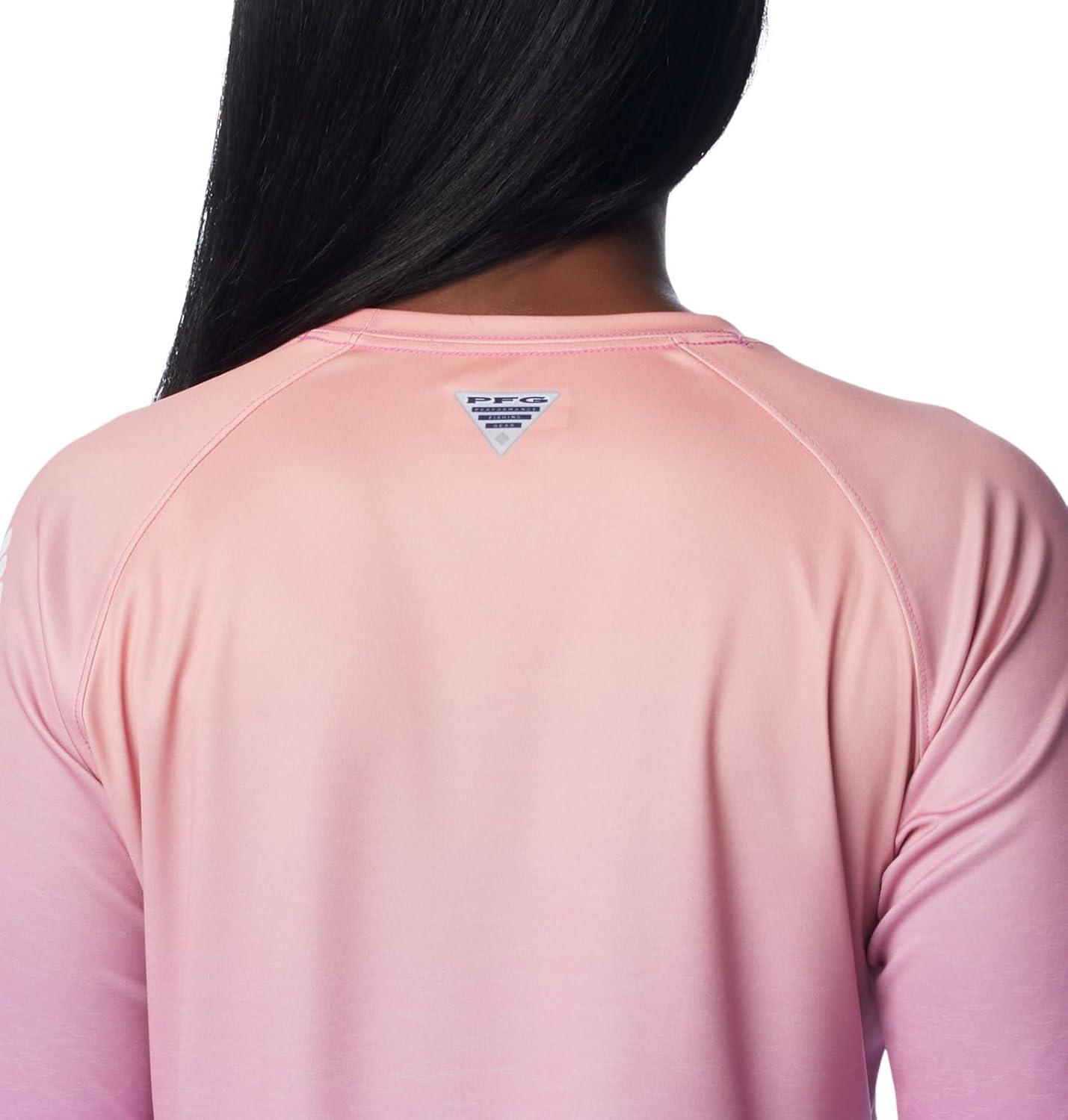 imageColumbia Womens Super Tidal Tee Long SleeveBright Lavender Gradient Scalefade