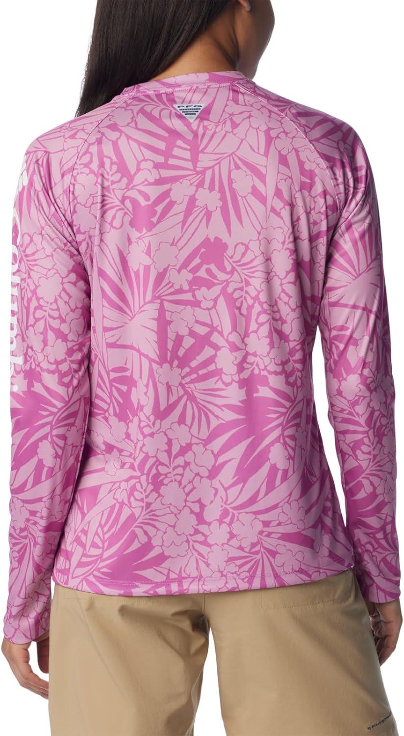 imageColumbia Womens Super Tidal Tee Long SleeveBright Lavender Tropictones
