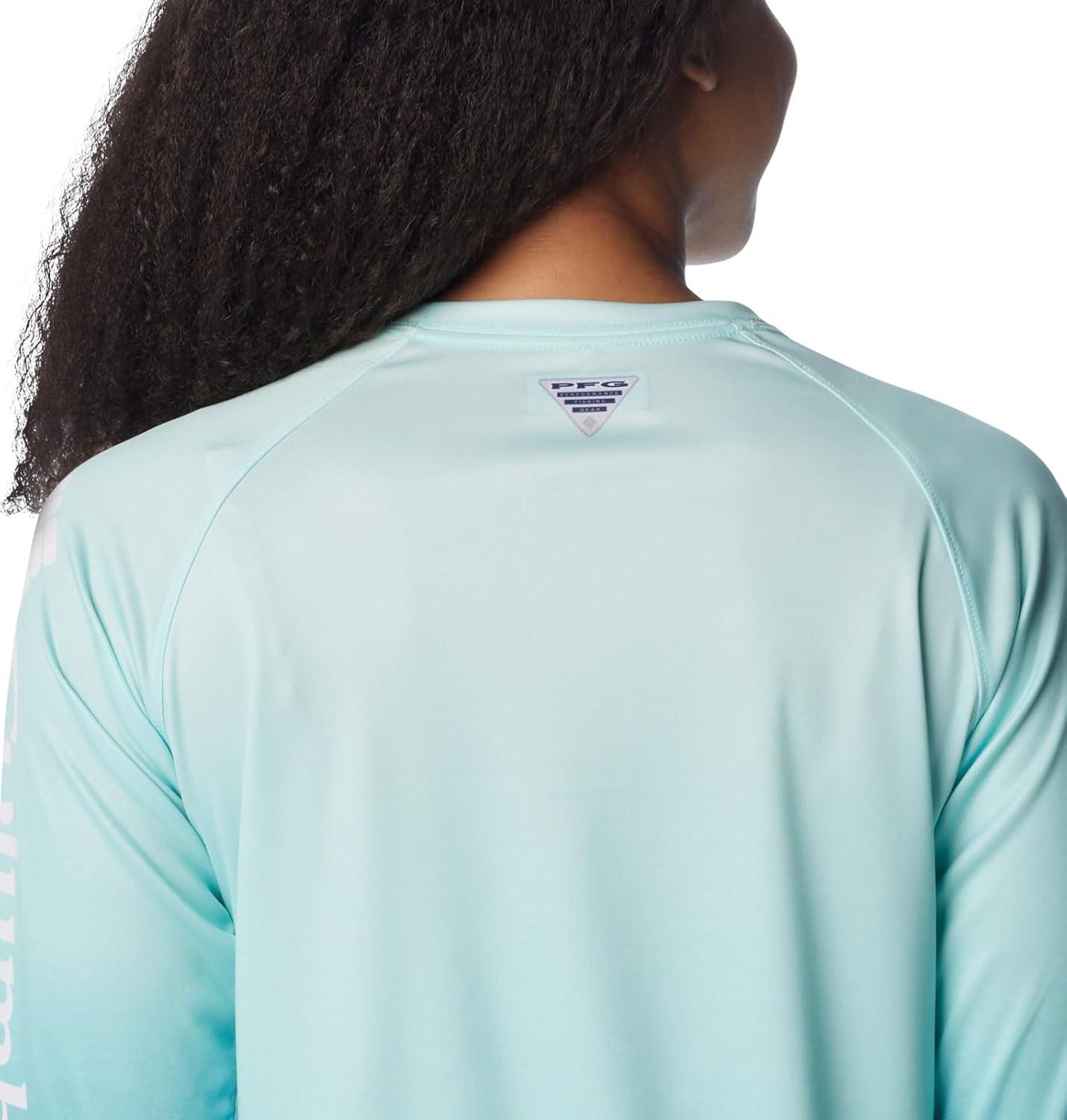 imageColumbia Womens Super Tidal Tee Long SleeveCanyon Blue Gradient Scalefade