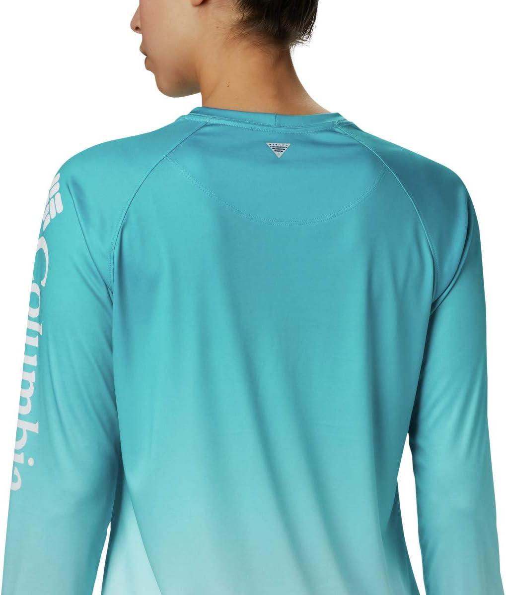 imageColumbia Womens Super Tidal Tee Long SleeveClear Water Gradient