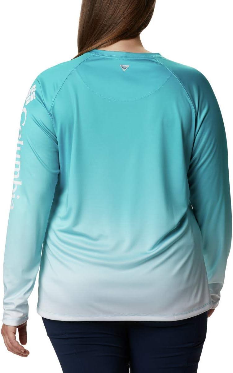 imageColumbia Womens Super Tidal Tee Long SleeveClear Water Gradient
